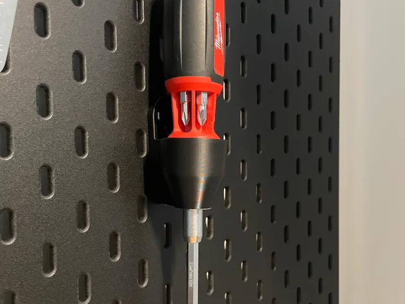 IKEA Skadis - MILWAUKEE Ratchet screwdriver holder