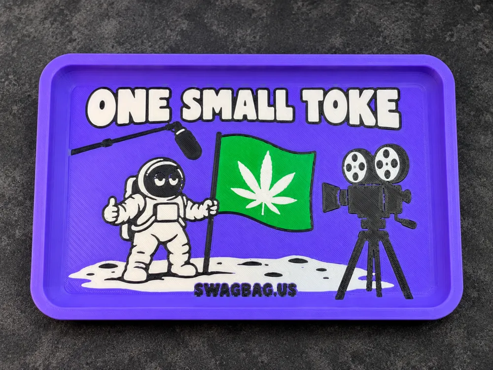 One Small Toke | Decorative Catchall Tray - Free 3D Print Model ...