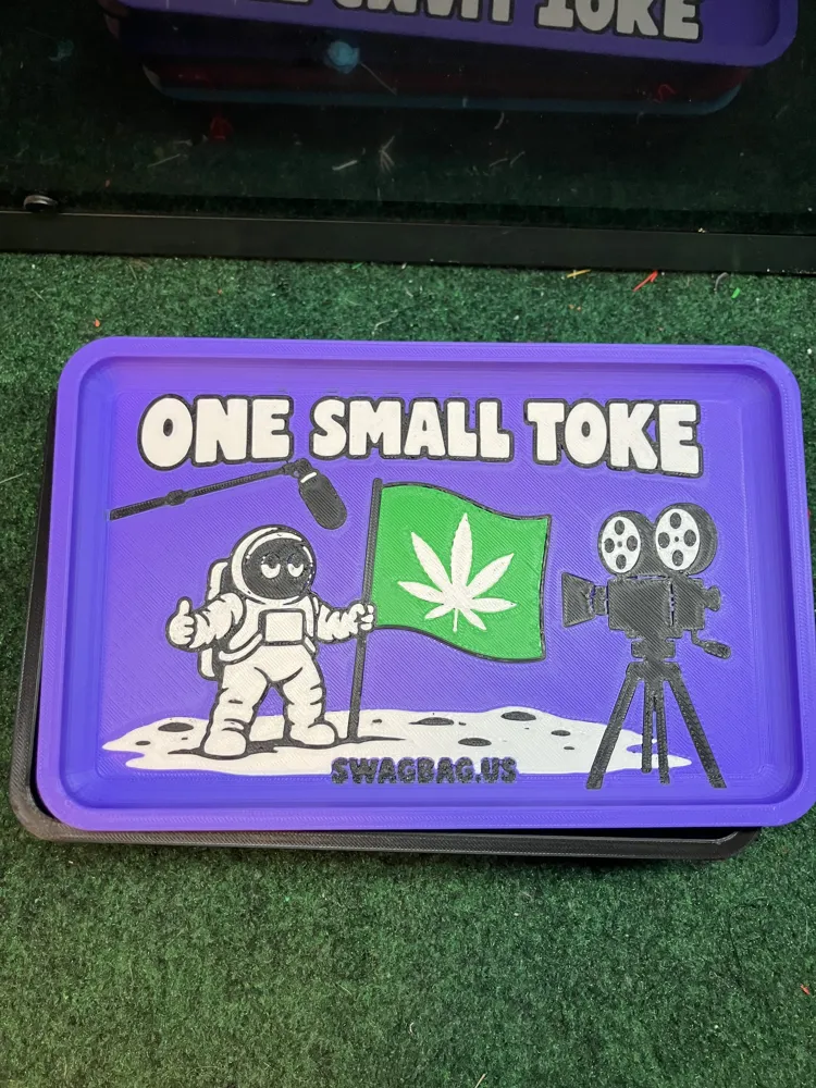 One Small Toke | Decorative Catchall Tray - Free 3D Print Model ...