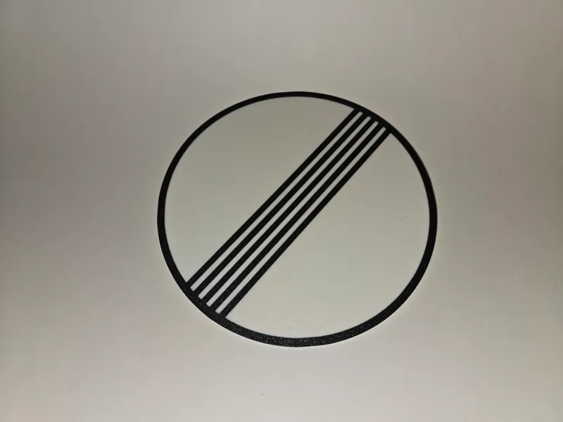 Autobahn Free speed Roadsign