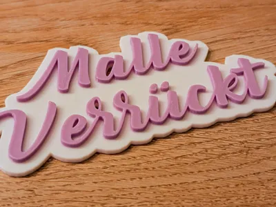 Crazy Mallorca Decorative Sign