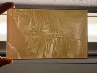 Rivendell Lithophane
