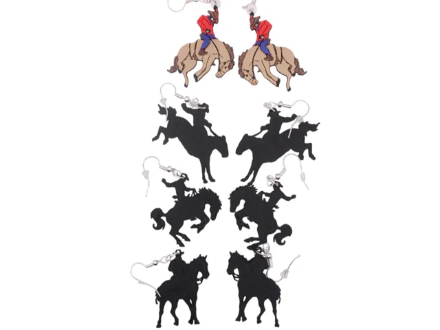 Rodeo Earrings - Bronco