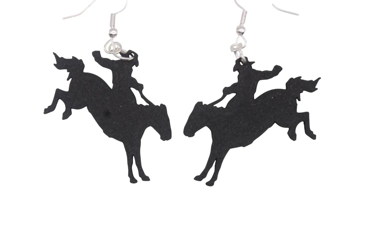 Rodeo Earrings - Bronco view 4