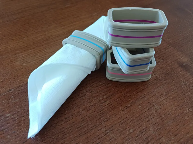 Napkin ring, serviette ring, multicolor