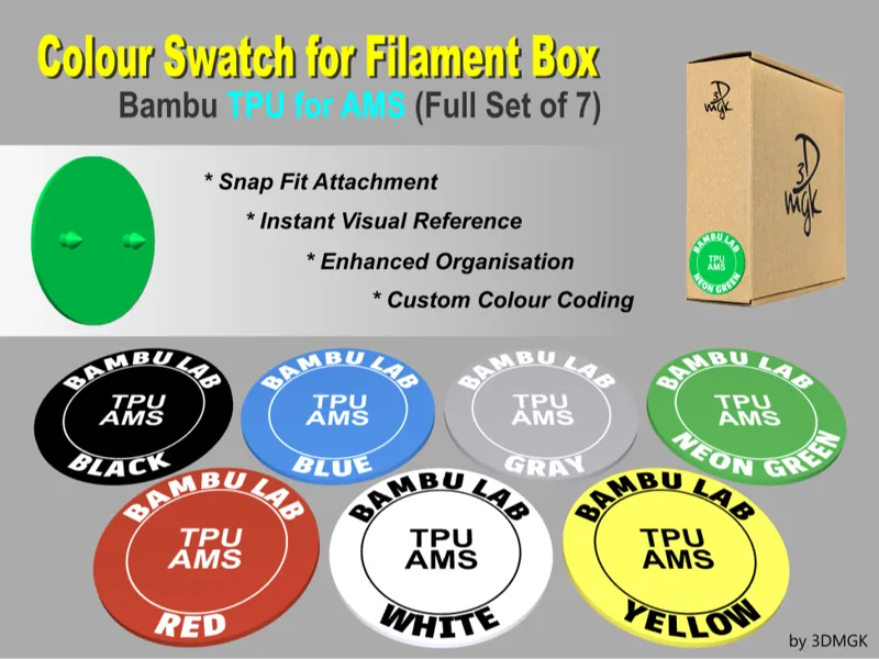 Filament Box Swatch - Bambu TPU for AMS