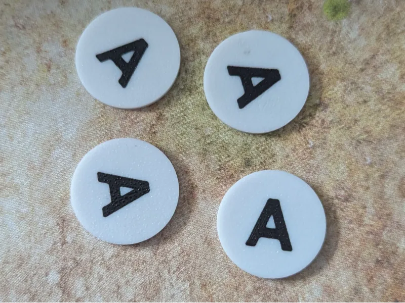40k Simple Tokens - Action Tokens x4