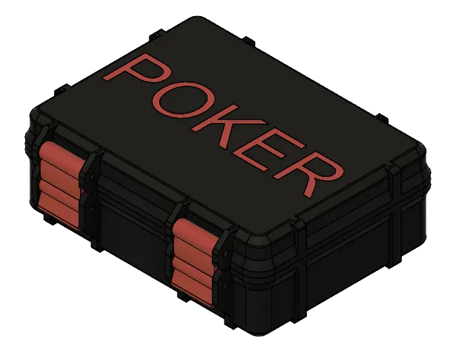 Box Poker Chips Jeton
