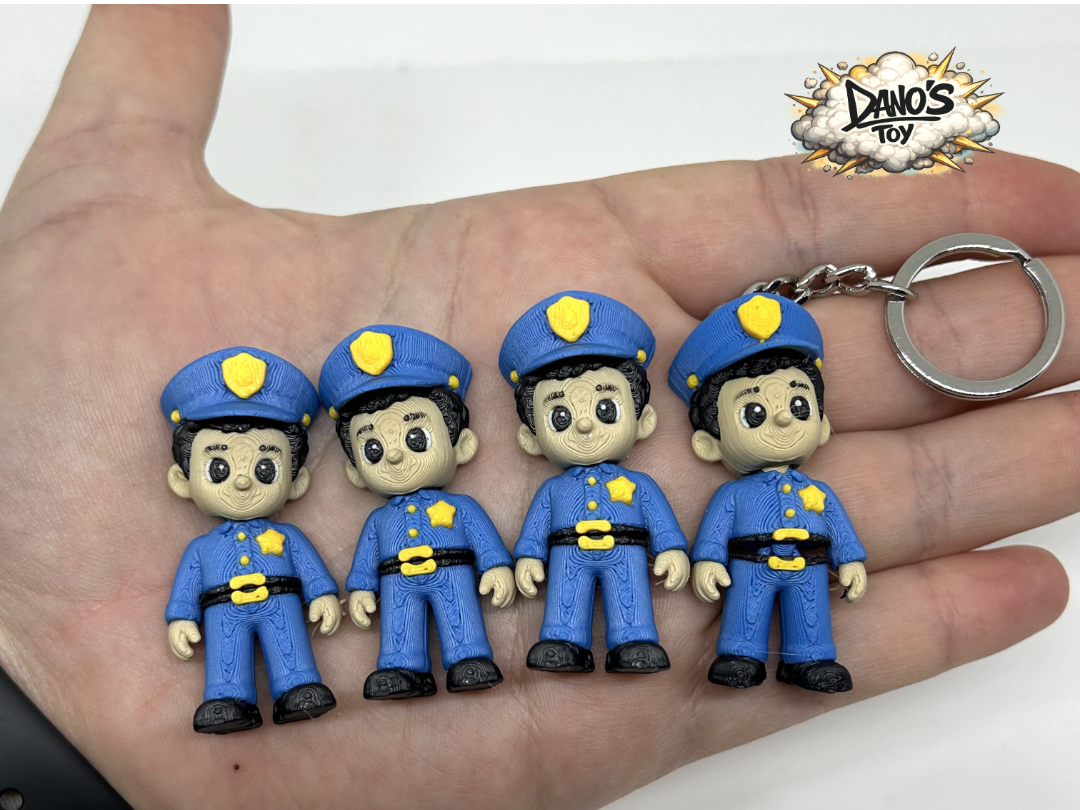 Mini flexi police officer - AMS/Single color