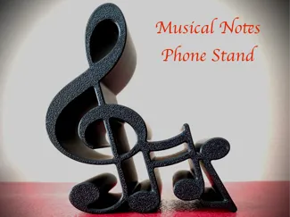 Musical Notes Phone Stand
