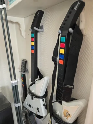 Guitar hero guitar holder