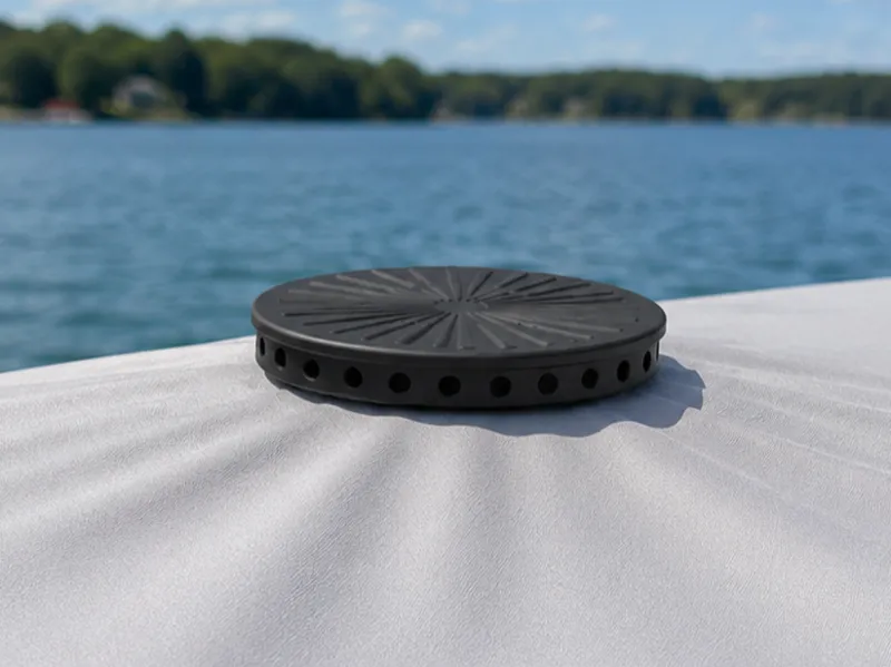Vented Boat Cover Support for Telescoping Poles