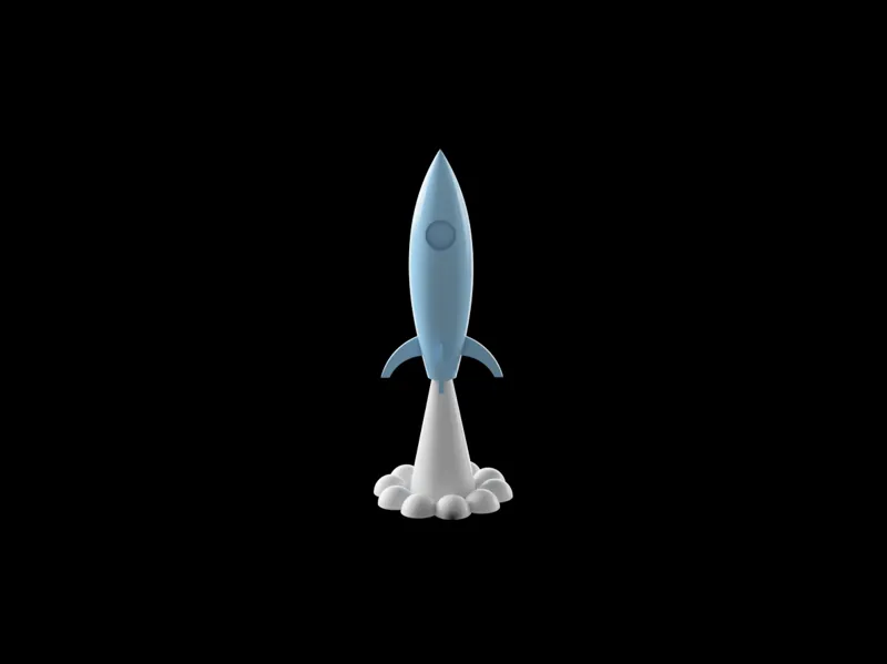 Rocket Launch Decor