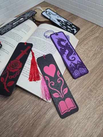 Accesorio de lectura: Bookish Genre Bookmarks – Set 2 — vista de referencia 4