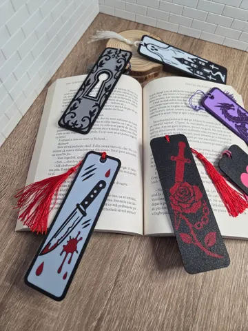 Accesorio de lectura: Bookish Genre Bookmarks – Set 2 — vista de referencia 3