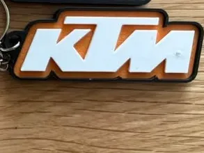 KTM gold keychain