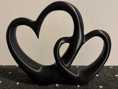 Intertwined Hearts Sculpture
