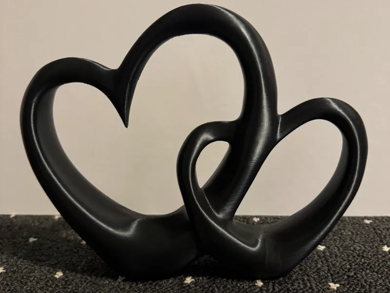 Intertwined Hearts/ Verschlungene Herzen Skulptur