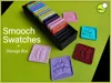 Swatches use an extra fine 0.08, the storage box a 0.24
