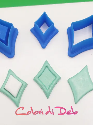 Accesorio de taller: Cutter per pasta polimerica cabochon rombo — vista de referencia 2