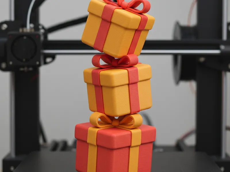 Stacked/Single Christmas Gift Boxes Decoration NEW