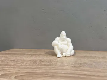 Modelo para impresión 3D: Sitting Gorilla - Animal - Africa — vista de referencia 3