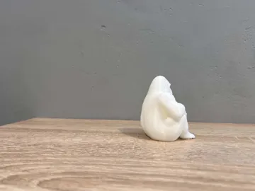 Modelo para impresión 3D: Sitting Gorilla - Animal - Africa — vista de referencia 4