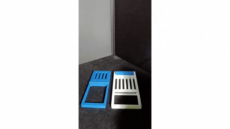 Silla desmontable en dos piezas