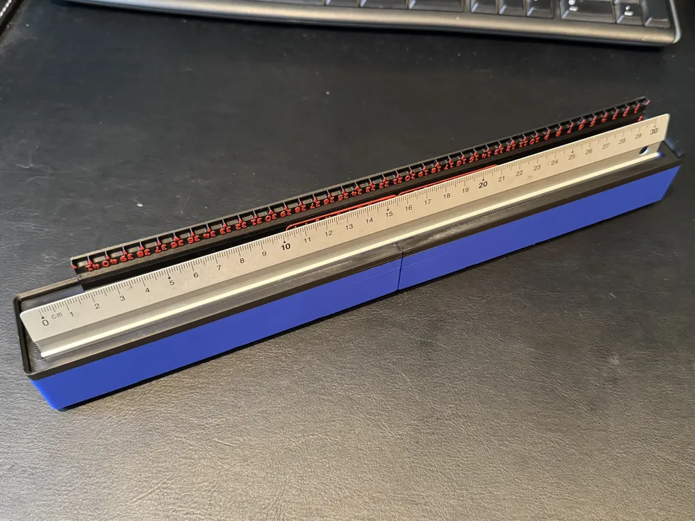 Grifinity Ruler Print Gridfinity Single / Dual Ruler Bin (12