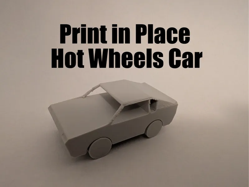1:64 Scale Hot Wheels Car (Print In Place)
