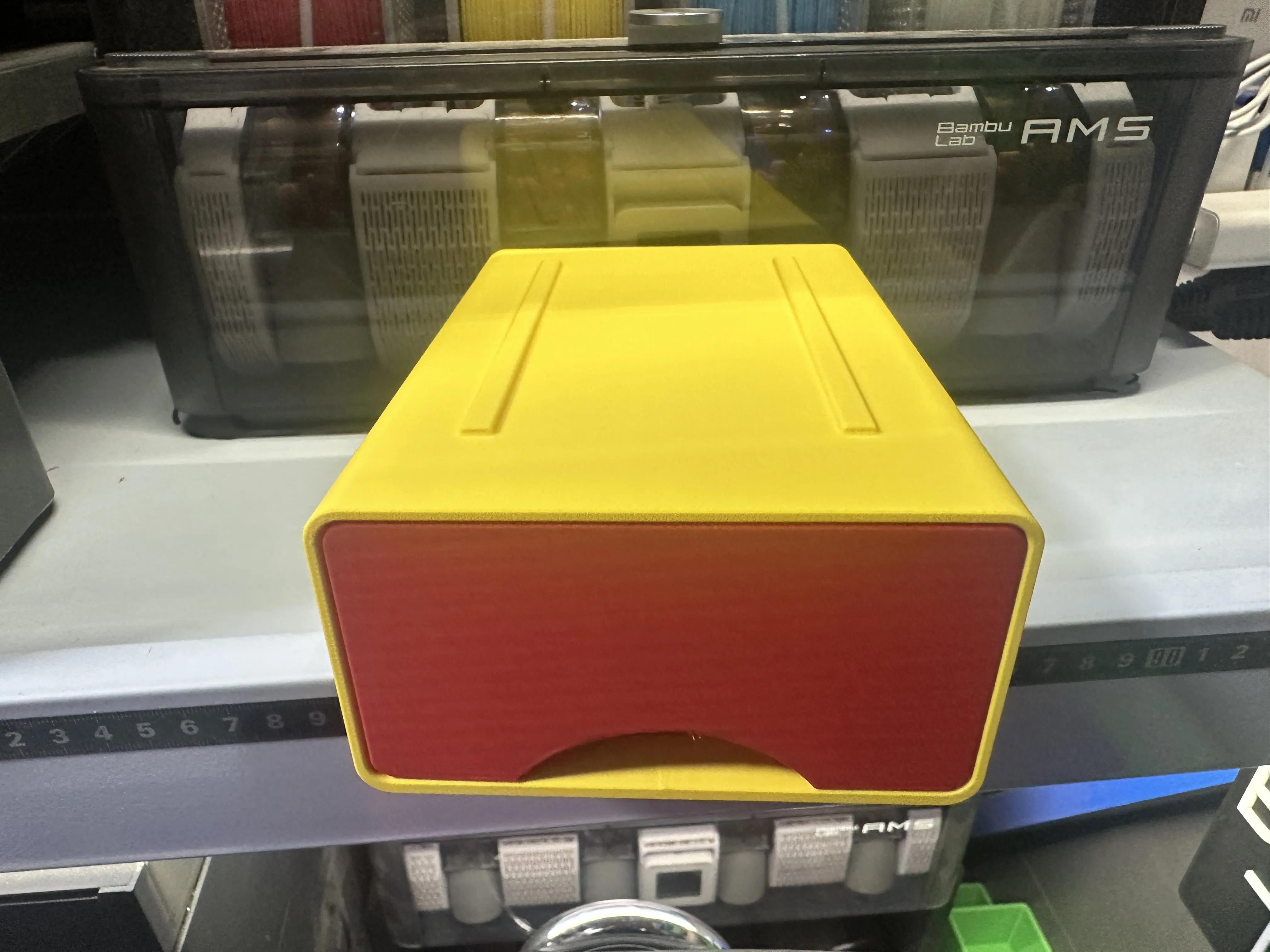 Miniatura 2 do modelo 3D 桌面可堆叠抽屉式收纳盒