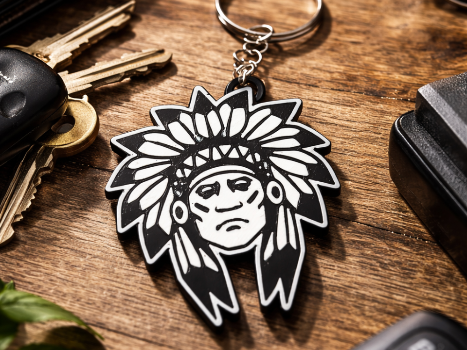 Native American keychain