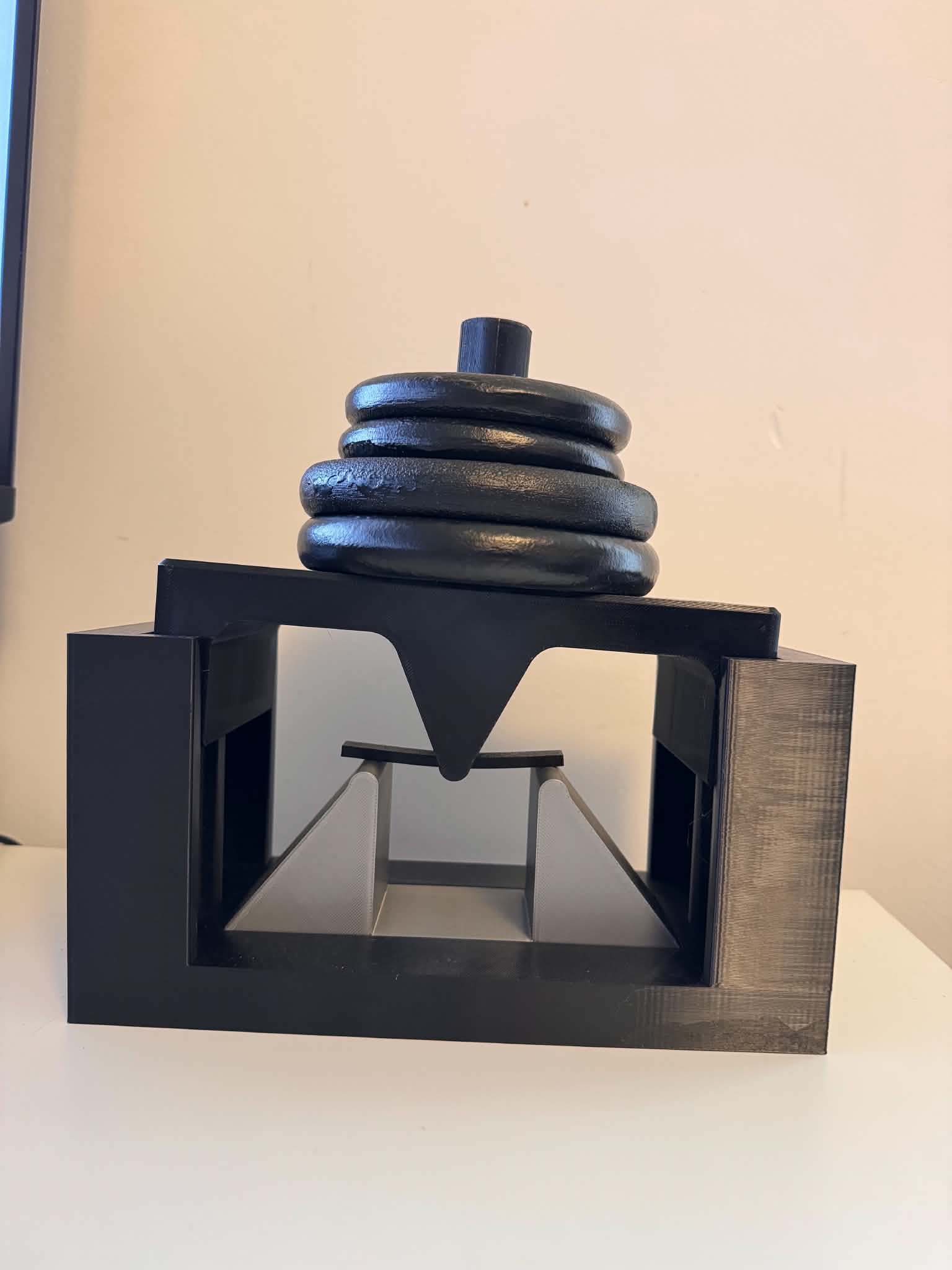 Miniatura 2 do modelo 3D Three-point bending test tool - simple
