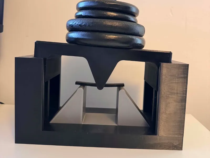 Three-point bending test tool - simple