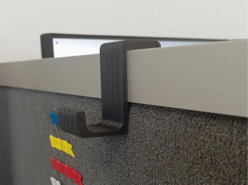 Double headphone hanger for the office box 20mm