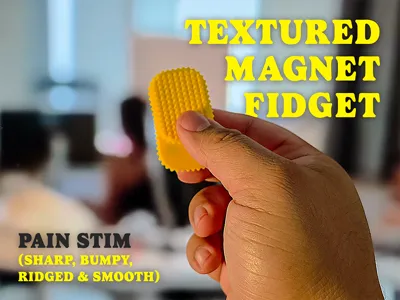 Textured Magnet Fidget for Pain Stimming
