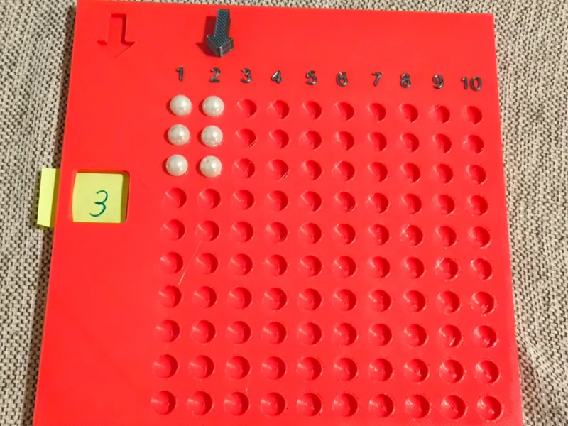 Tabuleiro / Placa da multiplicação Montessori