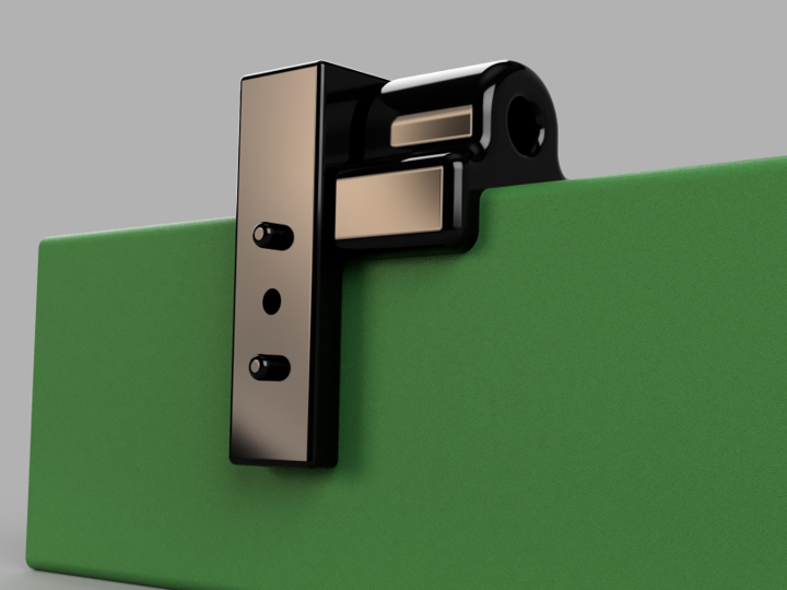 2D-Lidar receiver mount