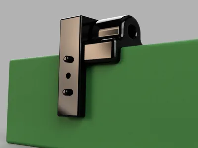 2D-Lidar receiver mount