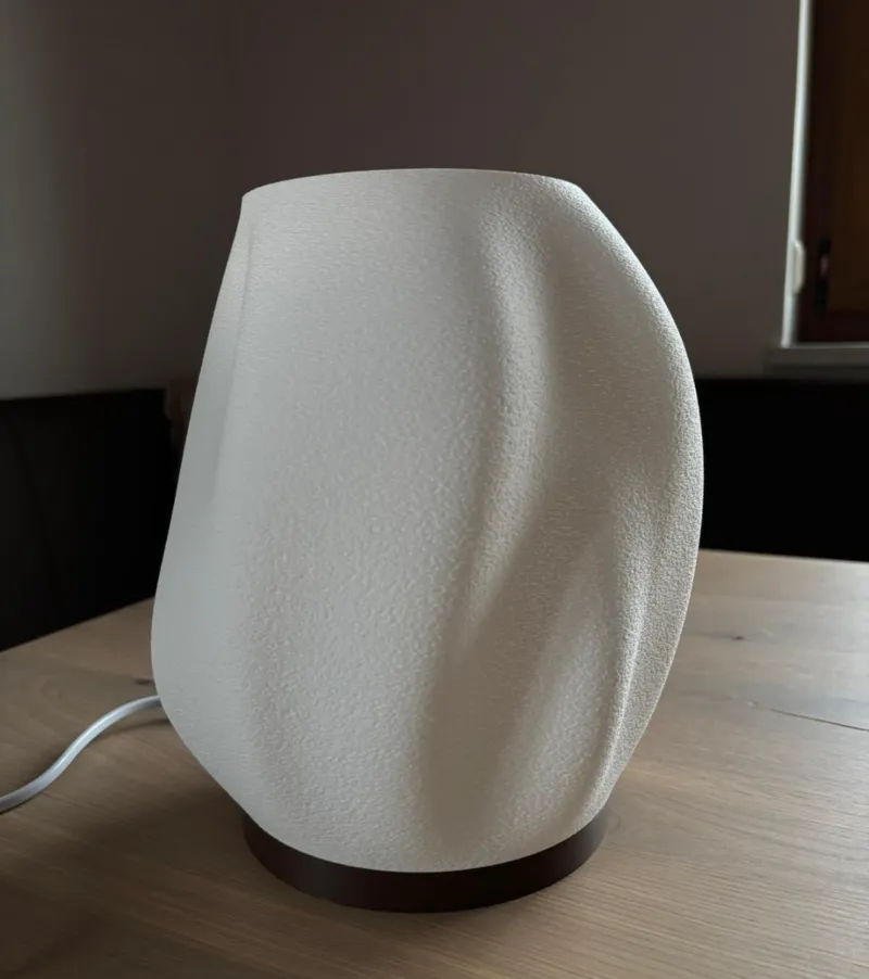 PureGlow Fuzzy Lampe / Schirm+Fuss+E14 Aufnahme