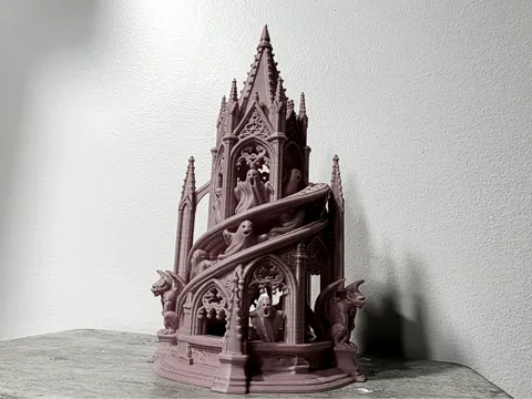 Accesorio de iluminación decorativa: Spooky Haunted Spire - Halloween Decor Series — referencia de MakerWorld