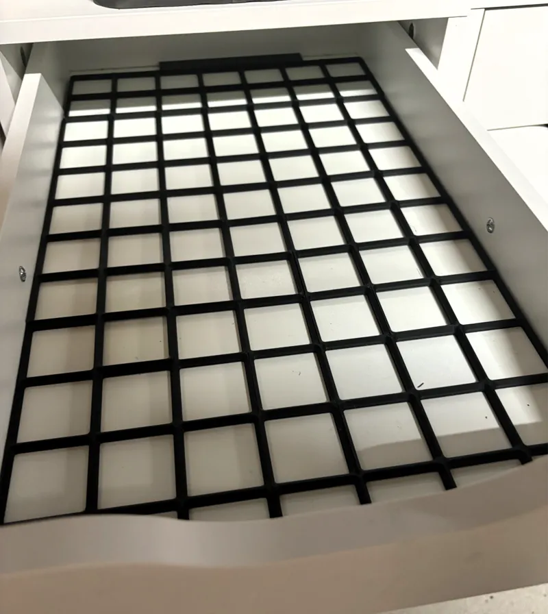 Gridfinity Alex Ikea base slim (36cm) drawer.