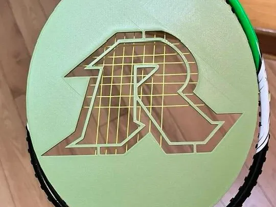Stencil Ink Racket String Stencil Logo Badminton Racket Strings - REBELLES by TOSHIRTCOM ...