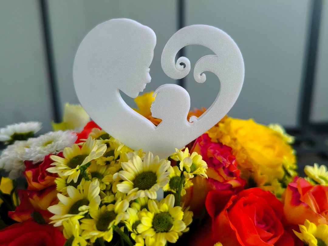 Mother’s Day Plant Stake – Mother & Child Heart