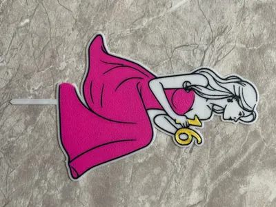 Cake Topper Sweet 16