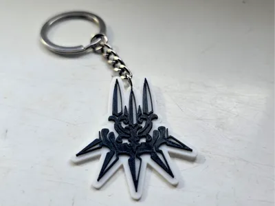 YoRHa Logo Keychain