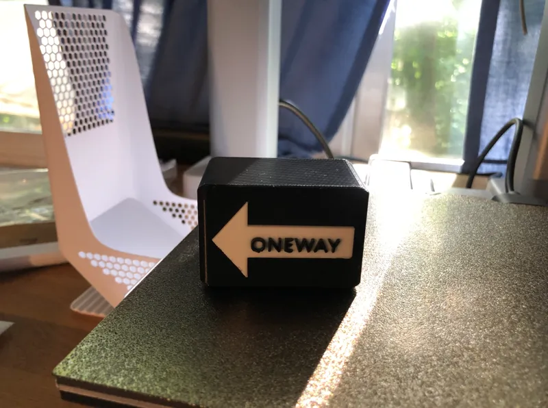 OneWay Street sign for Print Drive