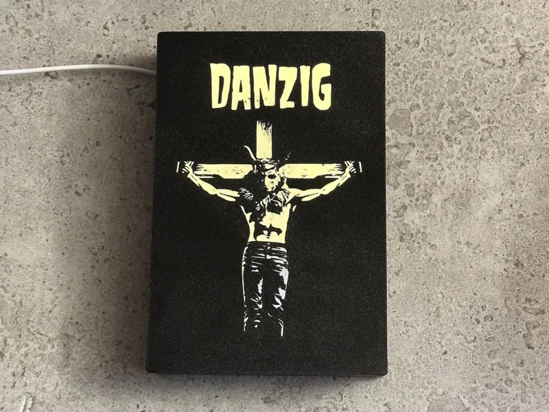 Glenn Danzig Cross Devil Lightbox