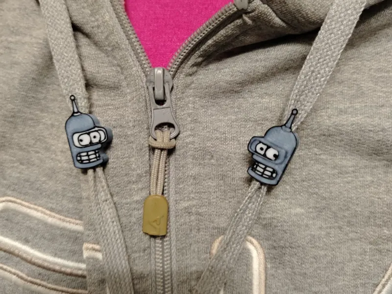 Perline coulisse felpa Bender Futurama