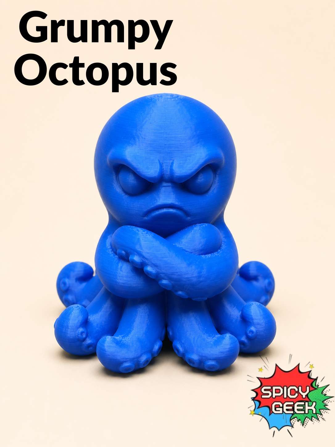 Miniatura 2 do modelo 3D Grumpy Octopus